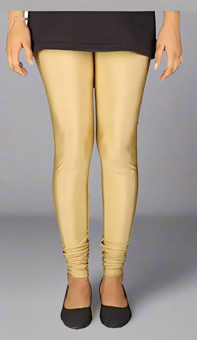 Enhance your wardrobe with our stylish and comfortable Polyester Solid Leggings for women. Made with modern influences, these leggings offer a cool and chic look, while providing maximum comfort. Perfect for any occasion, these leggings are a must-have for the fashion-forward woman.
